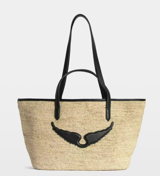 Bolso Cesta Wings Zadig cuero blk